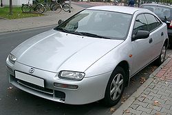 Mazda - 323 F - 5 drzwi - (1994 - 1998) - Wnętrze / Włącznik ogrzewania