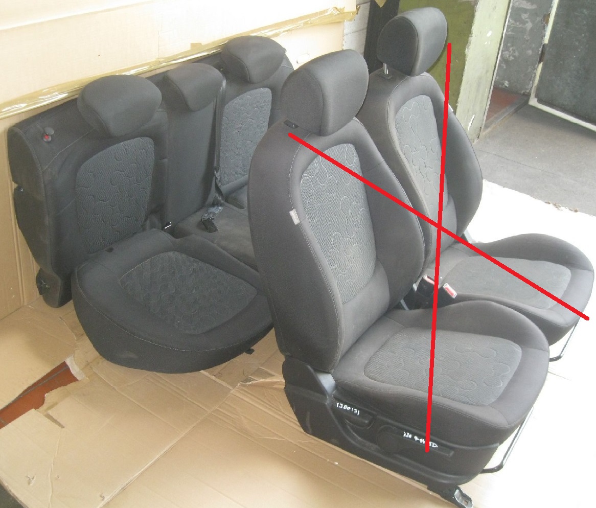 Hyundai i20 3 drzwi (2009 2012) Fotele / Kanapa