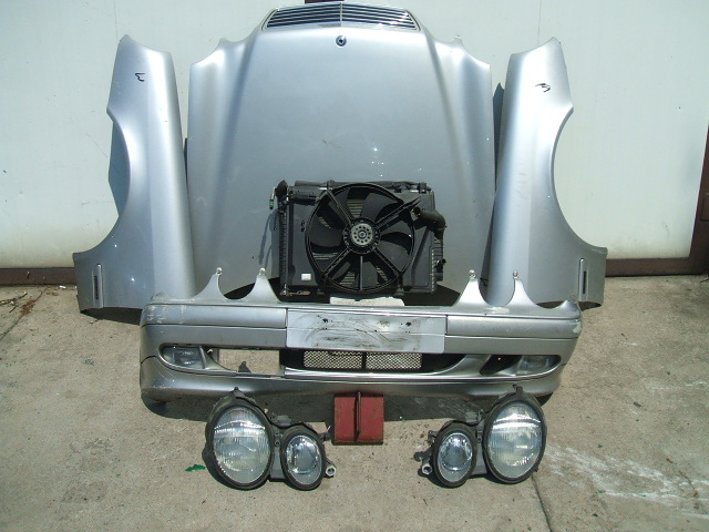 Mercedes-Benz - CLK - A208 - Cabrio - (2000 - 2002) - Układ chłodzenia / Komplet: woda, klima, wentylatory