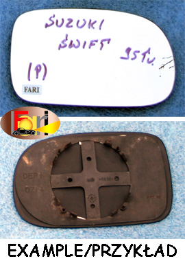 Suzuki - Swift - 4 drzwi - (1995 - 1996) - Lusterka / Wkład prawego ręcznego