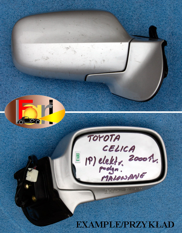 Toyota - Celica - Coupe - (2002 - 2005) - Lusterka /  Prawe elektryczne